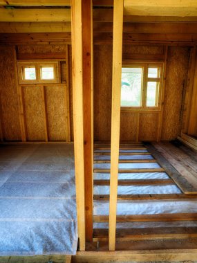 Çerçeve ev içinde döşeme