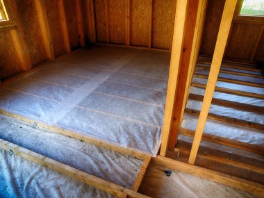 Çerçeve ev içinde döşeme