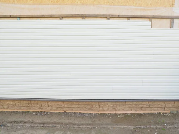 Gebouw frame huis — Stockfoto