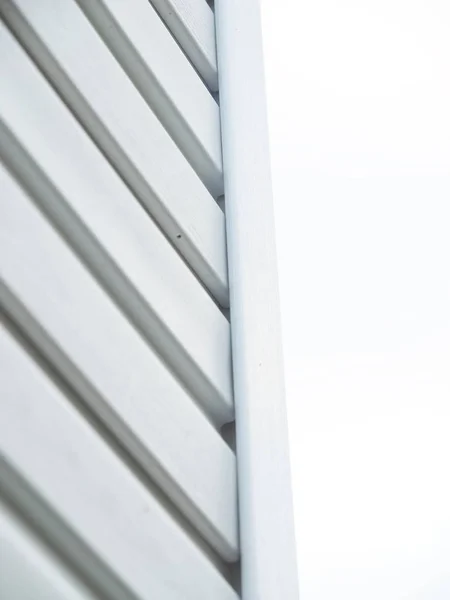 White siding of a frame house — Stock Photo, Image