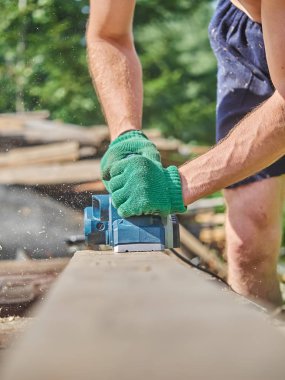 Builder kurulu bir elektrikli uçak ile Arsalar