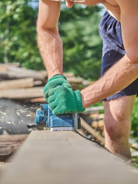 Builder kurulu bir elektrikli uçak ile Arsalar