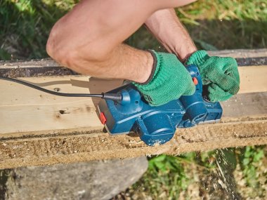 Builder kurulu bir elektrikli uçak ile Arsalar