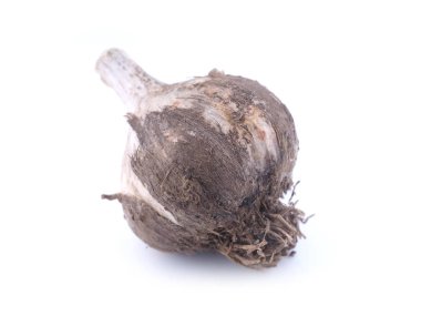 Hafif arkaplanda sarımsak