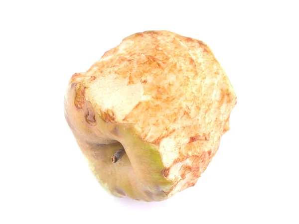 Tallo de manzana sobre un fondo blanco — Foto de Stock