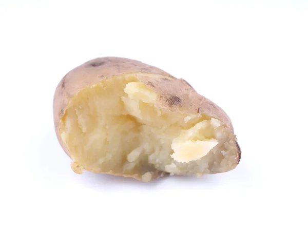 Batatas em um fundo branco — Fotografia de Stock