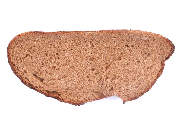 Brot auf weißem Hintergrund — Stockfoto