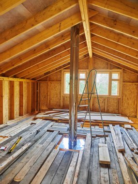 Bacanın içinde bir çerçeve ev