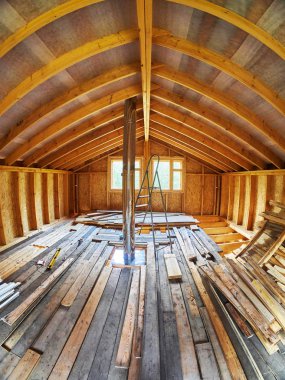 Bacanın içinde bir çerçeve ev