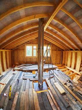 Bacanın içinde bir çerçeve ev