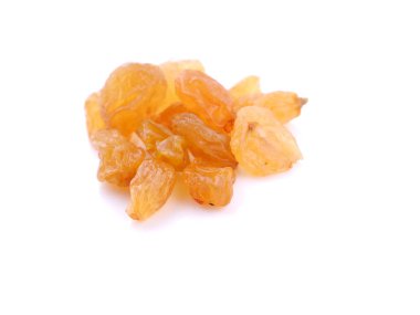 beyaz zemin üzerine kuru üzüm