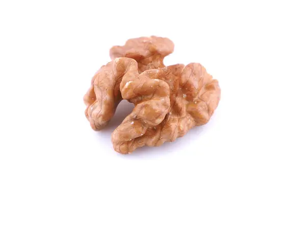 Орехи Белом Фоне — стоковое фото