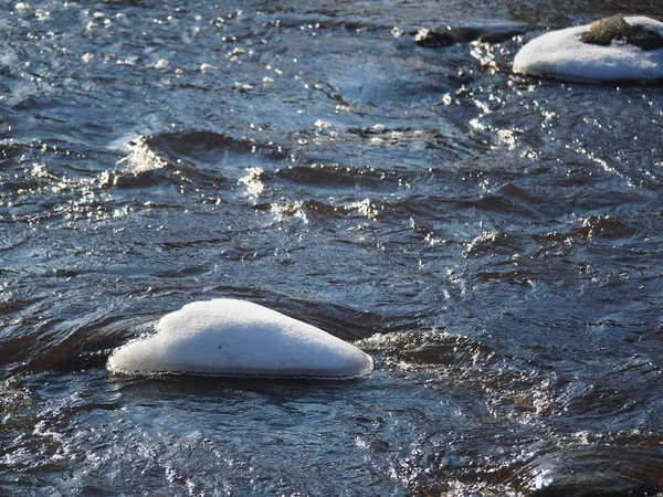 Rzeki Zimie Rosja — Zdjęcie stockowe