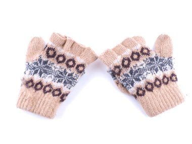 Beyaz arka plan Mittens