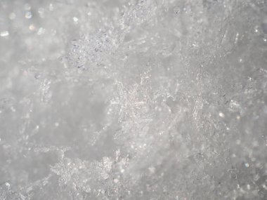 Beyaz kar ve berrak buz. Arkaplan