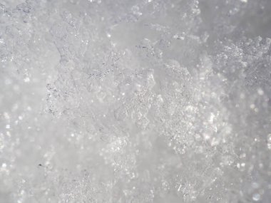 Beyaz kar ve berrak buz. Arkaplan