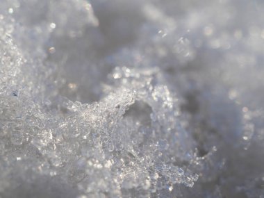 Beyaz kar ve berrak buz. Arkaplan