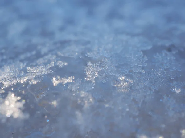 Beyaz Kar Berrak Buz Arkaplan — Stok fotoğraf