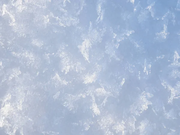 Witte Sneeuw Helder Ijs Achtergrond — Stockfoto