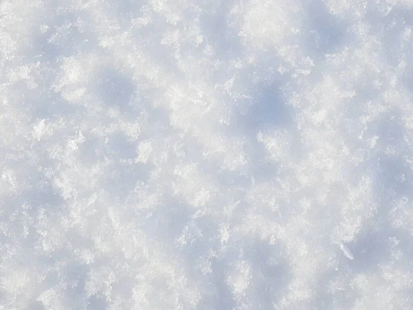 Vit Snö Och Klar Bakgrund — Stockfoto