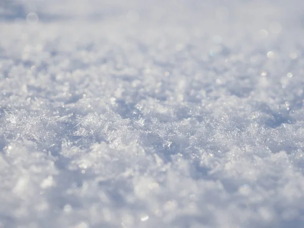 白い雪と澄んだ氷 — ストック写真