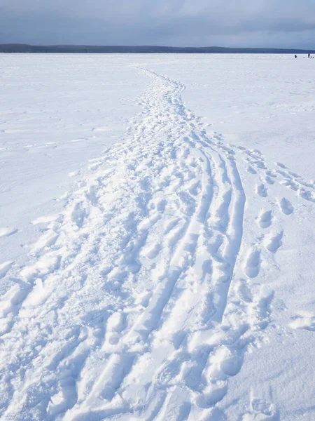 Gheață Lac Iarna — Fotografie, imagine de stoc