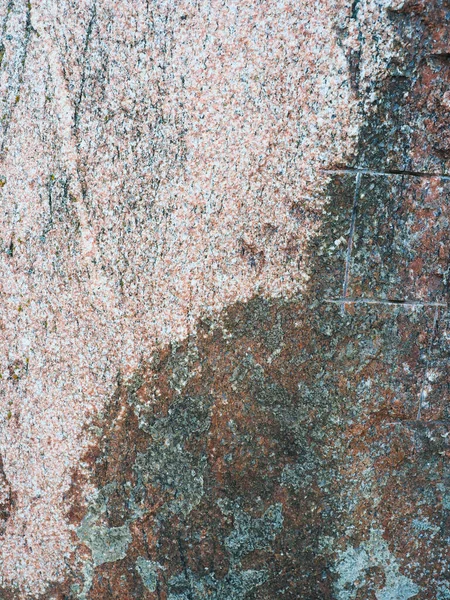 Pedra Granito Com Líquen Contexto — Fotografia de Stock