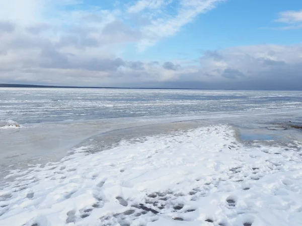 Ice Lake Winter — Stock Photo, Image