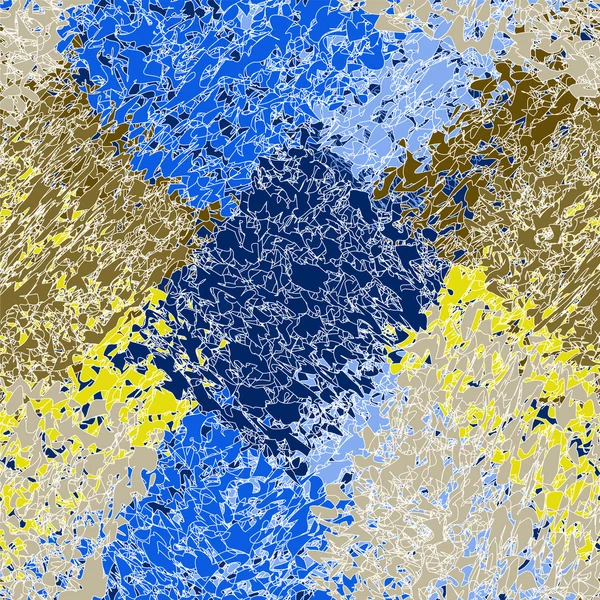 Grunge coloré et rayé diagonale motif sans couture coloré — Image vectorielle