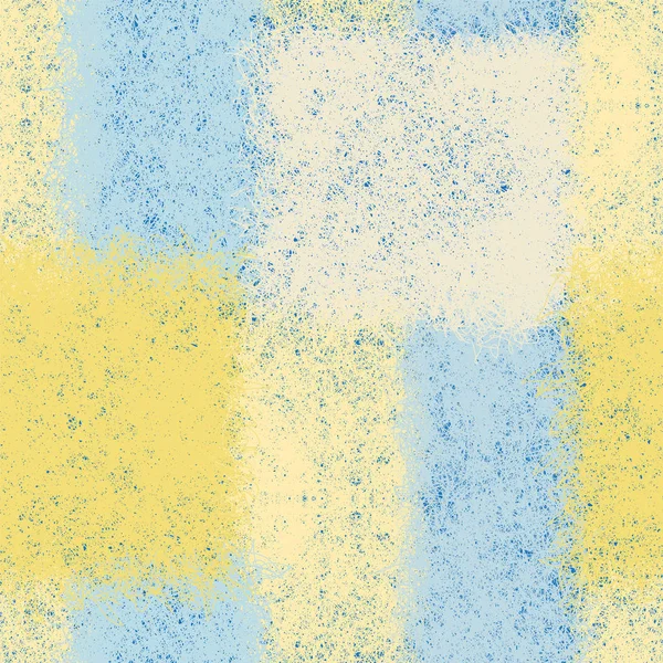 Motif sans couture avec éléments rectangulaires tissés en bleu, jaune , — Image vectorielle