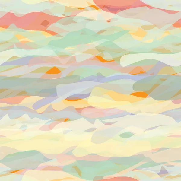 Naadloze grunge gestreepte horizontale aquarel patroon — Stockvector