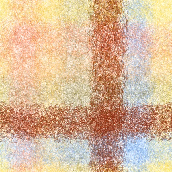 Бесшовный красочный гранж полосатый, клетчатый плетеный узор — стоковый вектор
