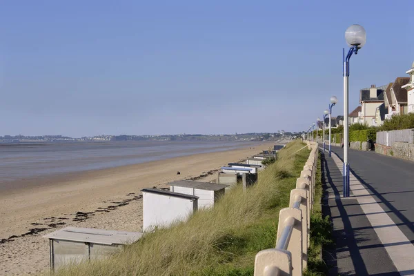 Plaży Jullouville we Francji — Zdjęcie stockowe