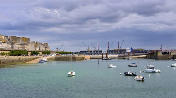 Porto de Saint-Malo em França — Fotografia de Stock