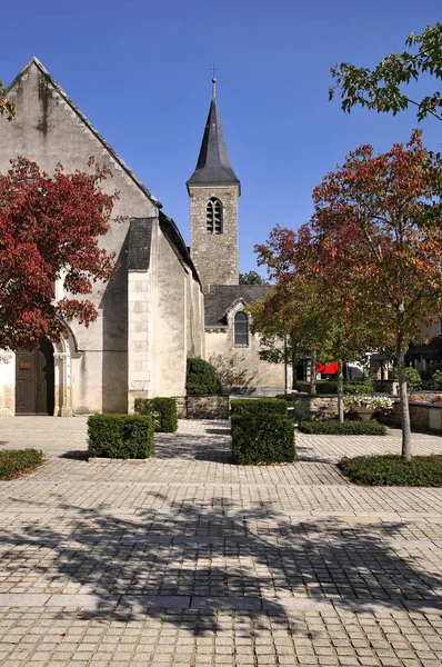 Stad van Solesmes in Frankrijk — Stockfoto