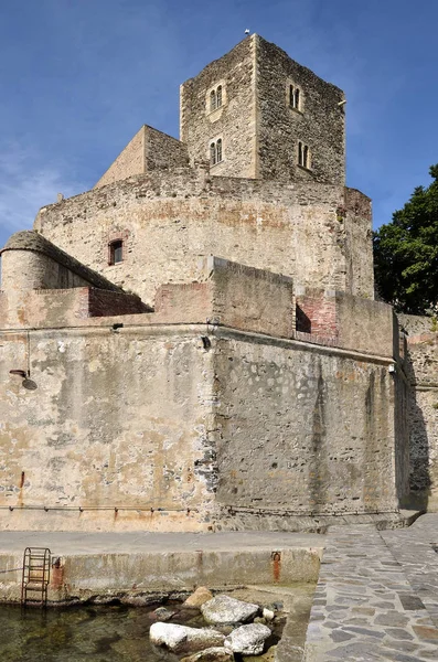 Kasteel van collioure in Frankrijk — Stockfoto