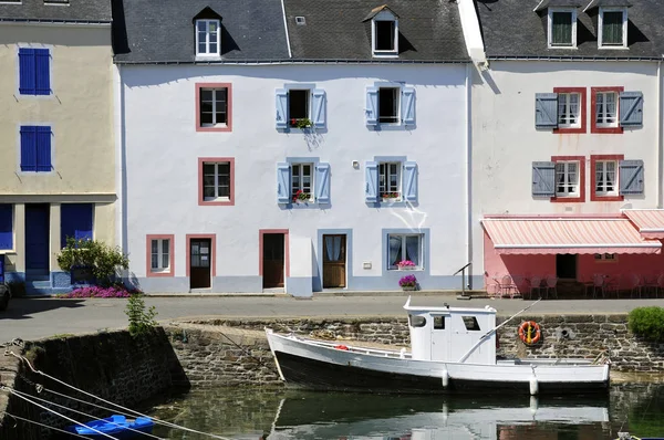 Port av Sauzon på Belle Ile i Frankrike — Stockfoto