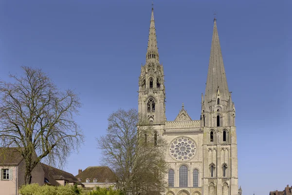 Fransa'da Chartres Katedrali — Stok fotoğraf