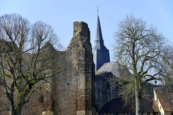 Castle of Sainte-Suzanne in France — Stock Photo, Image