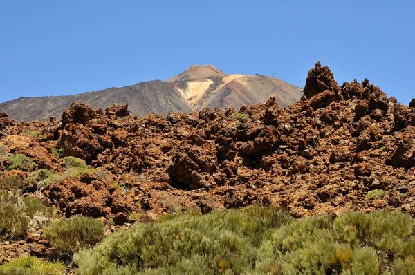 Mount Teide at Tenerife in the Canary Islands — Stock Photo, Image