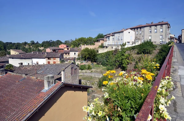 Mieście Gaillac we Francji — Zdjęcie stockowe