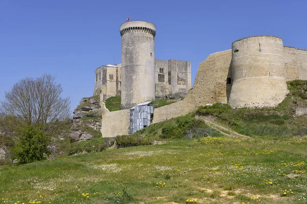Slott William Erövraren Falaise Kommun Departementet Calvados Regionen Basse Normandie — Stockfoto