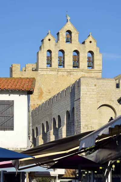 Eglise Fortifiée Saintes Maries Mer Commune Française Située Dans Département — Photo