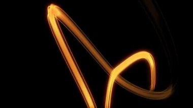 Abstract background as flying luminous streaks