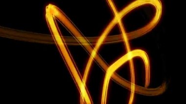 Abstract background as flying luminous streaks