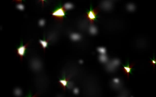 Fond nocturne abstrait avec des fragments de miroir volant 