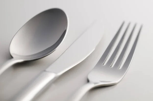 Utensils on white — Stock Photo, Image