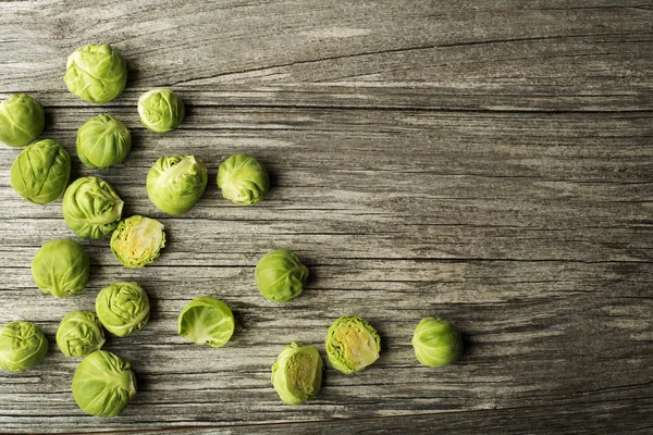 Frische Rosenkohl-Sprossen — Stockfoto