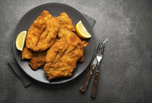 Fried chicken steak — Stock Photo, Image