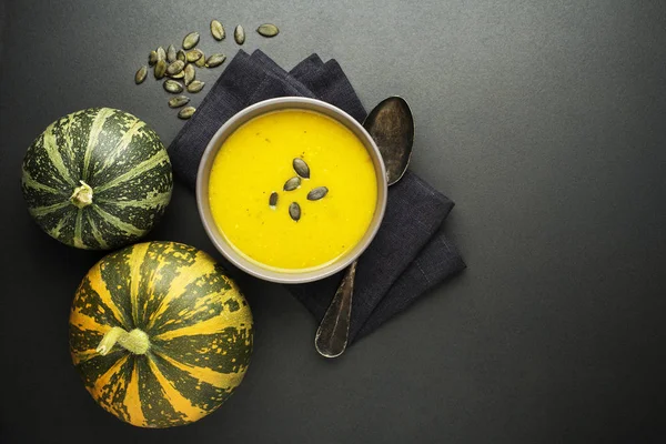 Свежая тыква супа — стоковое фото